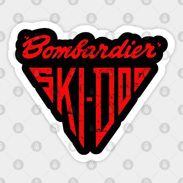 Bombardier Ski Doo Sticker by BarkeranArt